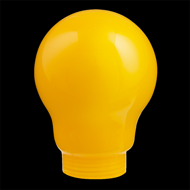 Normal glas gul 21,5mm gänga